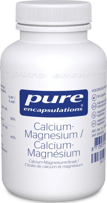 Pure Encapsulations Calcium-Magnesium - Voedingssupplement Voor Botten, Spieren & Zenuwen - 90 capsules