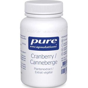 Pure Encapsulations - Cranberry 500mg - Natuurlijk Middel voor de Persoonlijke Hygiëne van de vrouw - 60 Capsules