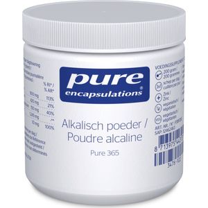 Pure Encapsulations - Alkalisch Poeder - Voor een Normaal Zuur-Base ""Metabolisme, Rijk aan Calcium, Magnesium, Zink - 200 Gram