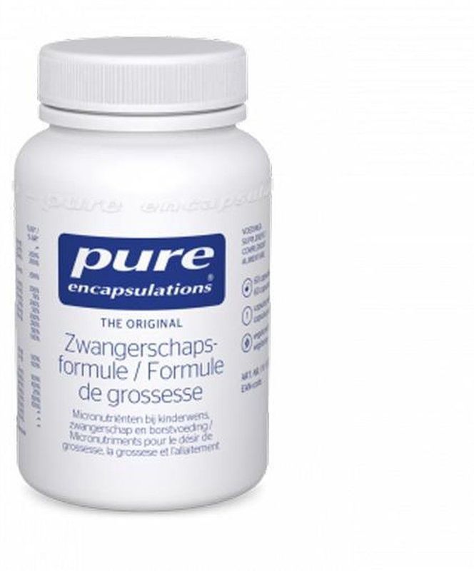 Pure Encapsulations Zwangerschapsformule - Multivitaminepreparaat met foliumzuur, vitamine A, jodium - 60 capsules