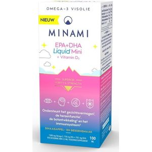 Minami Epa+dha Liquid Mini + Vit D3 Fl 100ml
