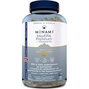 Minami Mor Epa Platinum + Vitamine D3 120 softgels