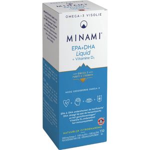 Minami EPA+DHA liquid + vitamine D3 150 Milliliter