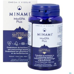 MorEPA Plus - Omega 3 Voedingssupplement - 92% - 60 Softgels