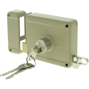 Yale - Oplegslot - Bruin - Vaste Buitencilinder - 50 mm