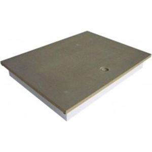 Vloerluik Geïsoleerd 595x895x22mm Rc2.5 met Ring