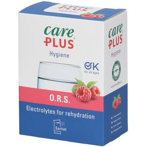 Care Plus ORS zakjes (Oral Rehydration Salt) voor kinderen - Framboos
