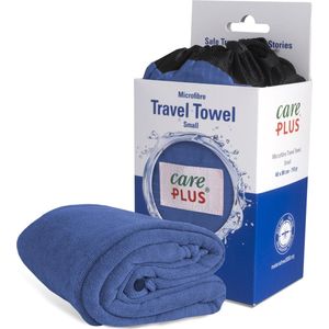 Care Plus Reishanddoek microvezel - Maat: small 40 x 80 cm - Blauw - Travel Towel