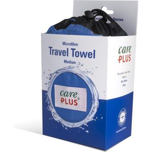 Care Plus Reishanddoek microvezel - Maat: medium 60 x 120 cm - Blauw - Travel Towel