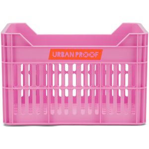 Urban Proof Junior fietskrat 15 Liter Gerecycled Kunststof Bright Pink