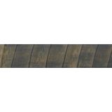 Mega Collections Plantenbak/bloembak - kunststof - bruin - houtmotief - L45 x B18 cm