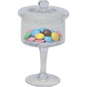 Mega Collections Bonbonniere met deksel - Motion - glas - 18 x 31 cm