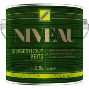 Level tuinbeits transparant satijn lichtgrijs 2,5L