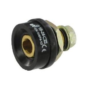 Weldsafe Laskabelkoppeling busgedeelte inbouw voor 10mm / 25mm kabel met 9mm aansluiting