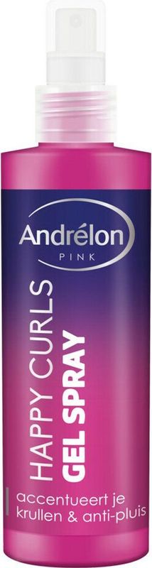 Andrélon Pink Happy Curls Gel Spray