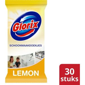 Glorix Schoonmaakdoekjes Lemon 30 stuks