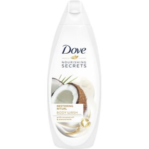 Dove Douchegel Restoring coconut oil & almond milk 250 ml