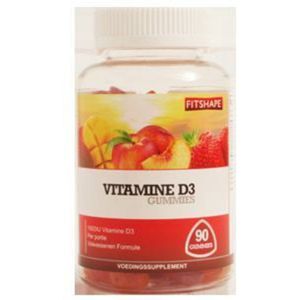 Fitshape Vitamine D3 Gummies 90 stuks