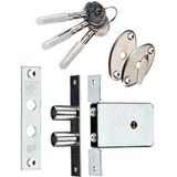 DX veiligheids bijzetslot - SKG* - doornmaat 47 mm - DSKG 6004B - gelijksluitend (4 stuks)