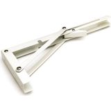 DX - Luxe Vouwdrager - Wit - Staal - 400x195mm