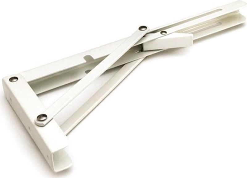 DX - Luxe Vouwdrager - Wit - Staal - 400x195mm