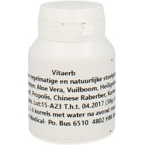 Vitaerb - Natuurlijke Stoelgang - Voedingssupplement - 30gr - Natuurlijke Kruiden