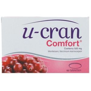 U cran comfort cranberry 500mg tabletten  60TB