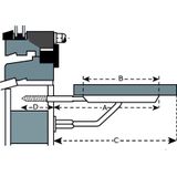 DX Vensterbankdrager 140 mm wit