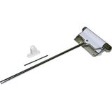 DX - Deurveer/ Deursluiter met Pen Staal Zwaarte 2 Wit