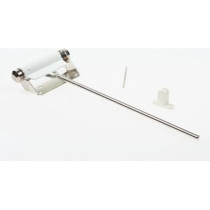 DX - Deurveer/ Deursluiter met Pen Staal Zwaarte 2 Wit
