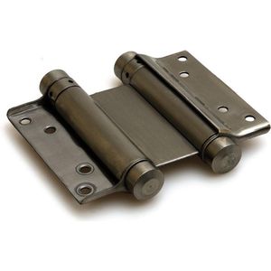 DX Deurveerscharnier Dubbel 150mm vernikkeld