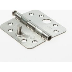 DX RVS Kogelscharnier -  89 x 89 mm - 6 st