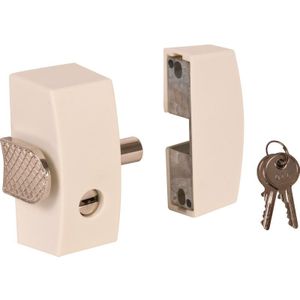 Oplegslot Wit Zamac Dulimex Dulimex smal binnendraaiend 75x33mm, wit