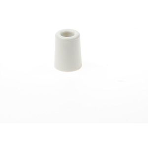 Deurstopper - Rubber - Dulimex - Buitendeur - Deurbuffer, wit, 37x48 mm