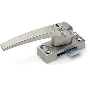 DX - Raamboompje met cilinderslot - linkshandig met nok - SKG*® - zamac - rvs finish