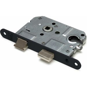 Dulimex Woningbouw cilinder dag- en nachtslot zwart 55 mm