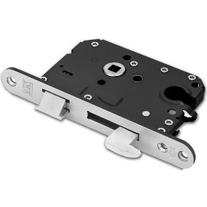 Dulimex Veiligheidsinsteekhaakslot PC55 SKG**® rechte voorplaat RVS met haak PC55