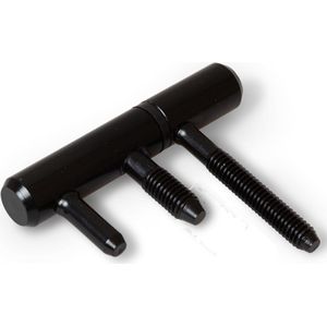 Inboorpaumelle - Zwart - Staal - Dulimex - Dulimex inboorzwart 12 mm voor stalen metselkozijnen