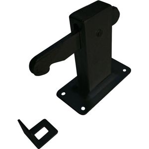 Dulimex - Deurvastzetter HD - Vloermodel - Zwart - Verzinkt Staal