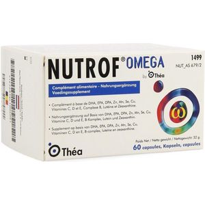 Nutrof Omega - Voedingssupplement - 60 Capsules - Met Vitamines en Oligo-elementen