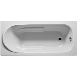 Columbia Rechteck-Badewanne, Einbau, 1-Sitzer, weiß, - Riho