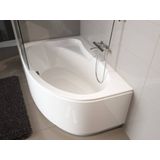 Riho - Lyra Inbouwbad - Hoekbad - Wit - Acryl
