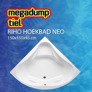 RIHO Neo Hoekbad 150x150cm Wit Glans B077001005