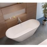 RIHO Barcelona solid surface ligbad 170x70 mat wit