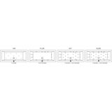 Riho - Lusso - Inbouwbad - Hoogglans Wit - Acryl