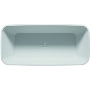 Riho Oval Vrijstaand Bad 160x72cm - Solid Surface Mat Wit - Baden - Vrijstaande Baden - 8714148580981