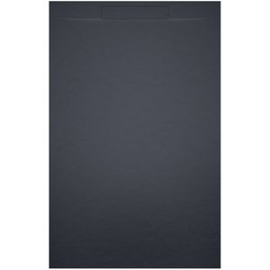 Riho Isola Douchevloer 90x90x3cm Kunstmarmer Leisteen structuur mat antraciet D007011080