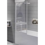 Riho - Lucid - Badwand - Mat Zwart - Aluminium - Omkeerbaar Verstelbaar