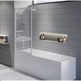 Riho - Lucid - Badwand - Mat Wit - Aluminium