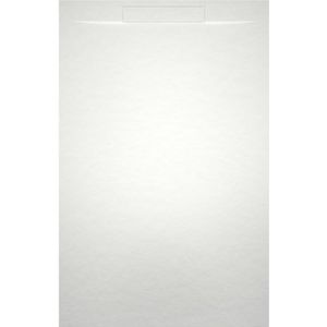 Riho Isola Douchevloer 100x100cm Leisteen Mat Wit - Kunstmarmer - Douche - Douchebakken - 8714148599082